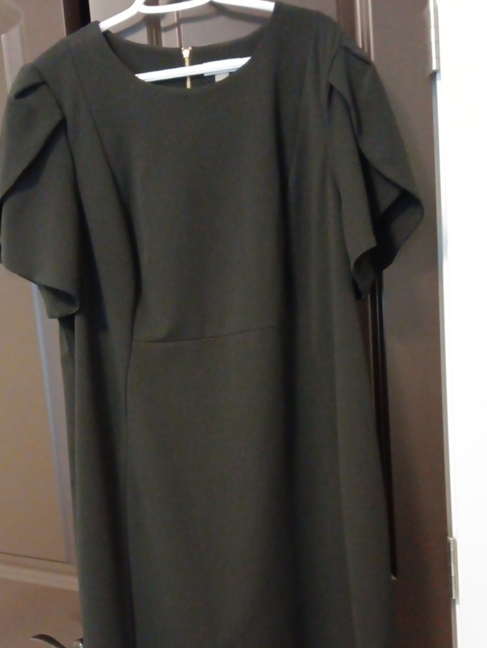 Classic Black Tulip Sleeve Women's Dress
